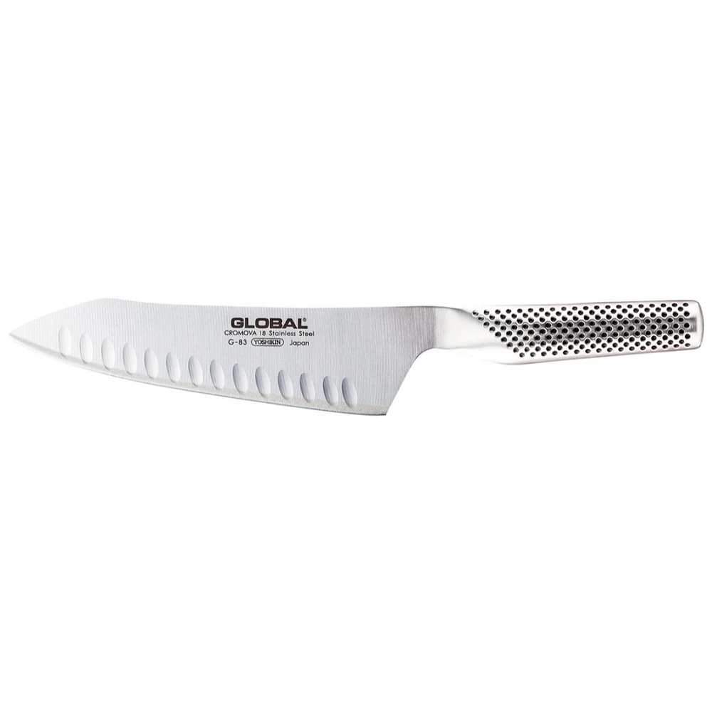 Global G Series 7" Fluted Oriental Chef Knife (71G83)