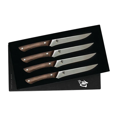 Shun Shima Natural 4pc. Steak Set (DMS0435)