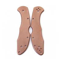 Flytanium Spyderco Delica Scales Copper (FLY-590)