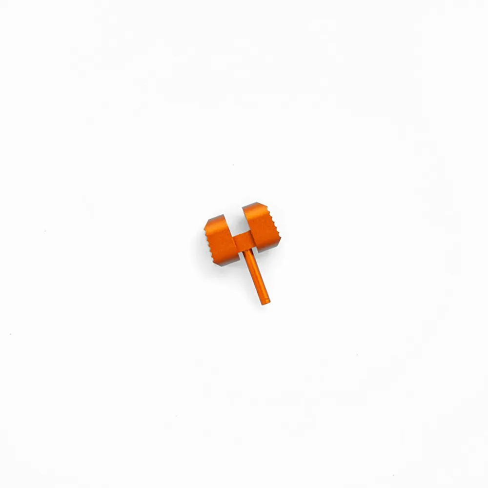 Flytanium Spyderco Manix 2 Aluminum Ball Cage Lock Orange (FLY-755O)