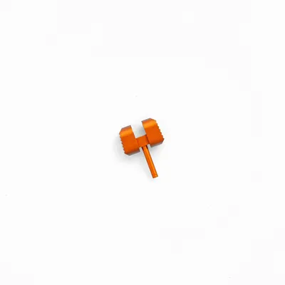 Flytanium Spyderco Manix 2 Aluminum Ball Cage Lock Orange (FLY-755O)
