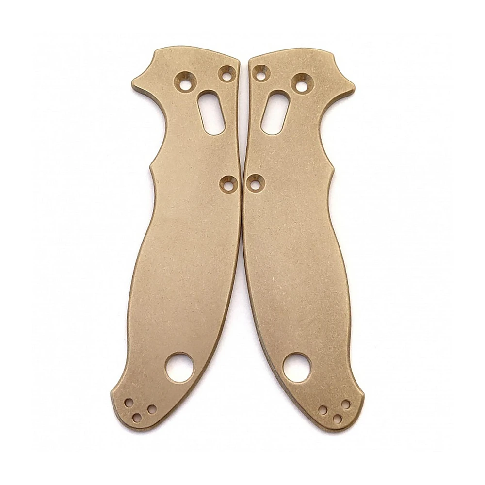 Flytanium Spyderco Manix 2 Scales Brass (FLY-582)