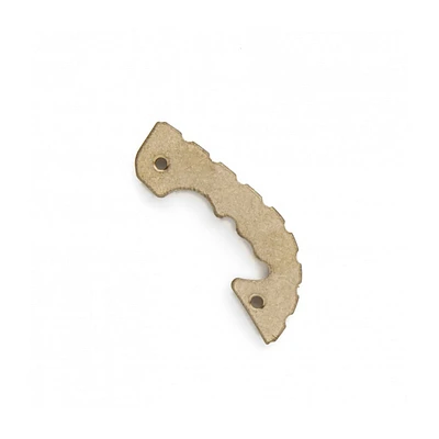 Flytanium Spyderco Shaman Brass Backspacer (FLY-738)