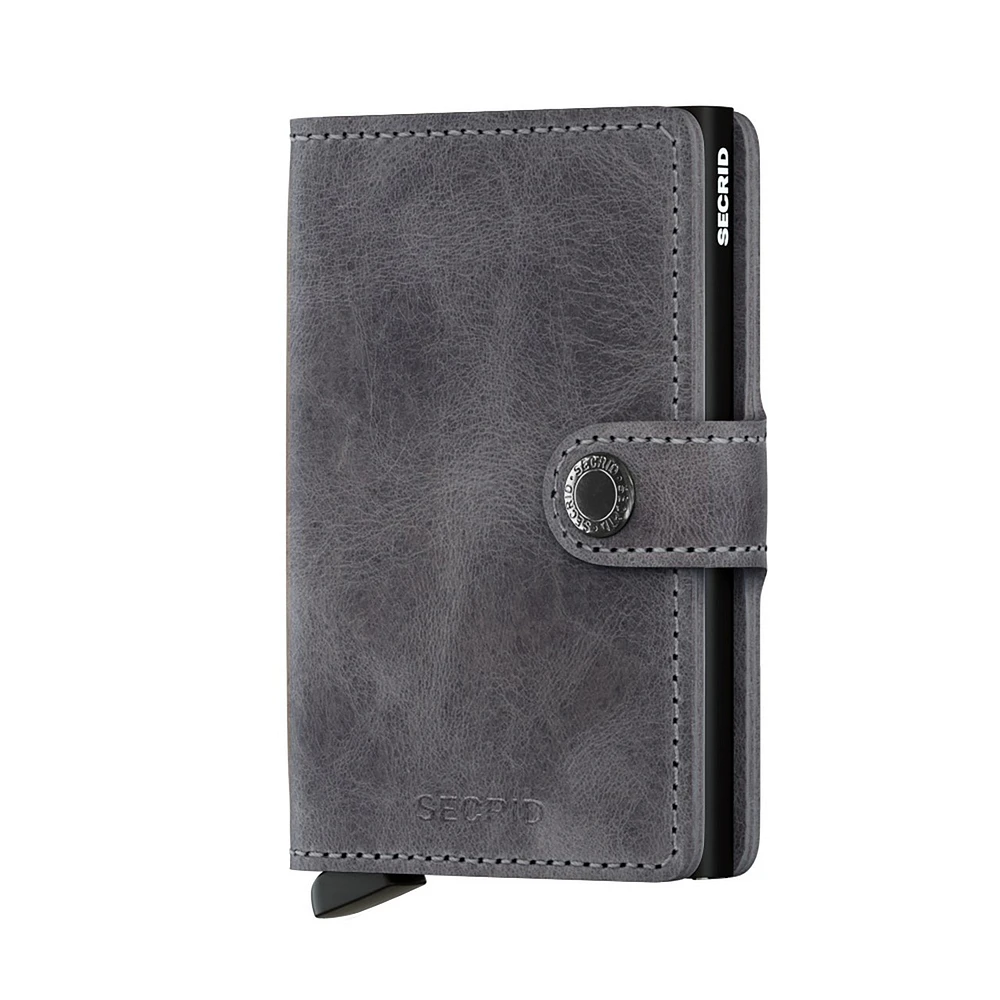 Secrid Miniwallet Vinage Grey Black (MV-Grey-Black)
