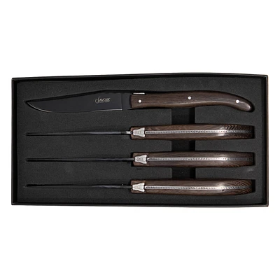 Savoir Laguiole Steak Knife Set 4Pc  ( TX101W-4PL )
