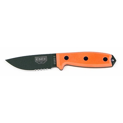 ESEE-3 OD Serrated Orange G10 (ESEE-3S-KO-OD)