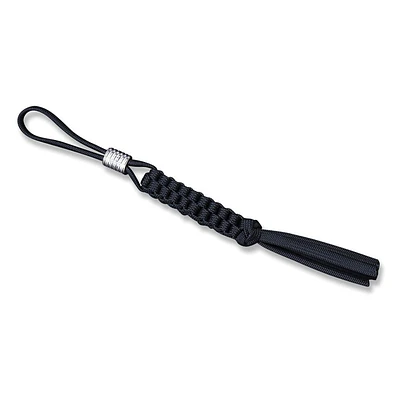 WE Paracord Lanyard With Titanium Bead Black (A-01E)