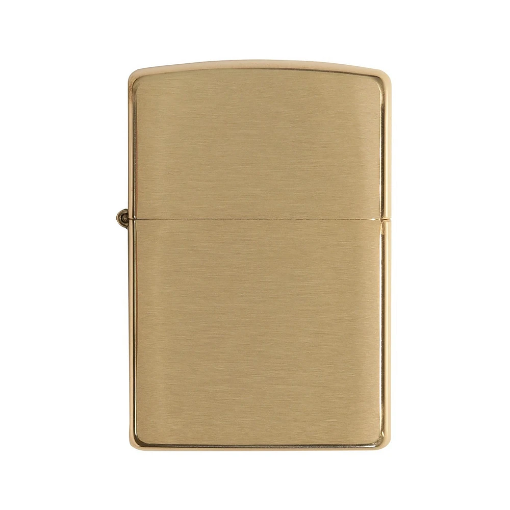 Zippo Solid Brass Plain (204B)