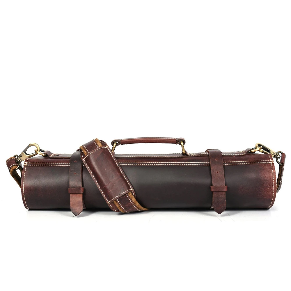 Knife Roll Company Torino Ranch Dark Brown 10 Slot (KR-TR-DB01; KR-53-Hardwax)