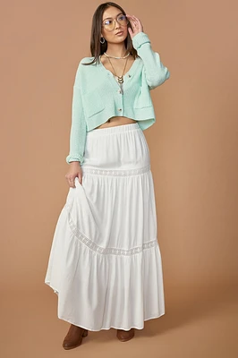 Ericah Crochet Maxi Skirt