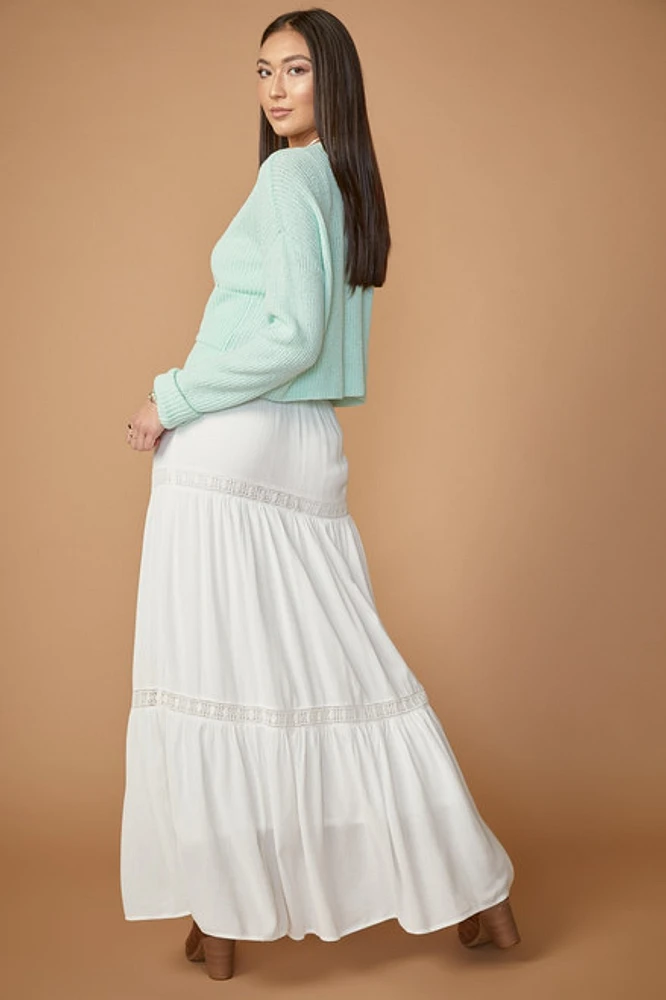 Ericah Crochet Maxi Skirt