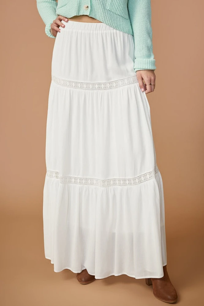 Ericah Crochet Maxi Skirt