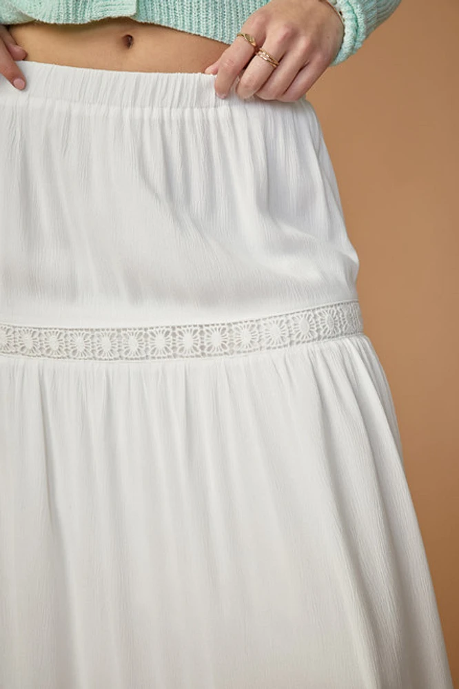 Ericah Crochet Maxi Skirt