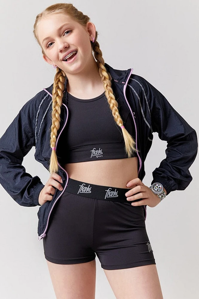 Hello Franki Sport Elastic Waistband Shorts for girls