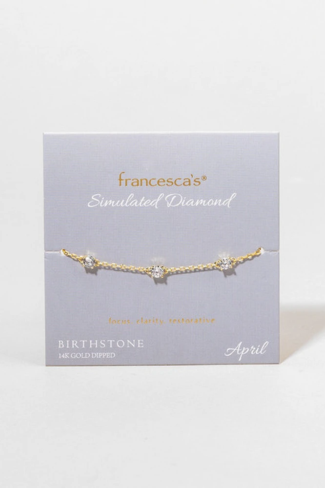 Emilia Birthstone Bracelet