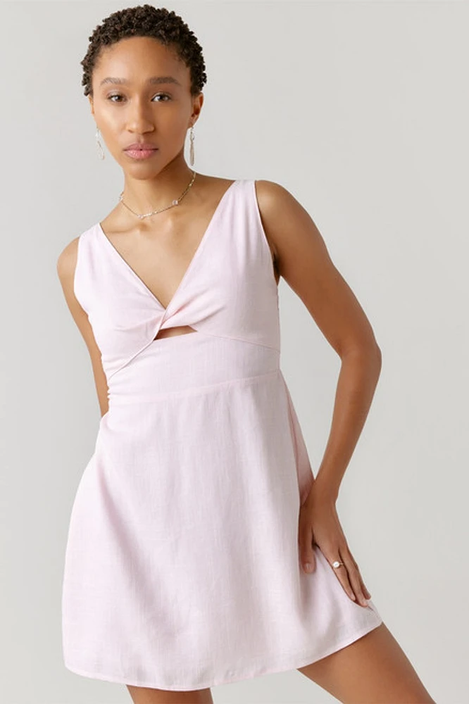 Stella Knotted Front Mini Dress