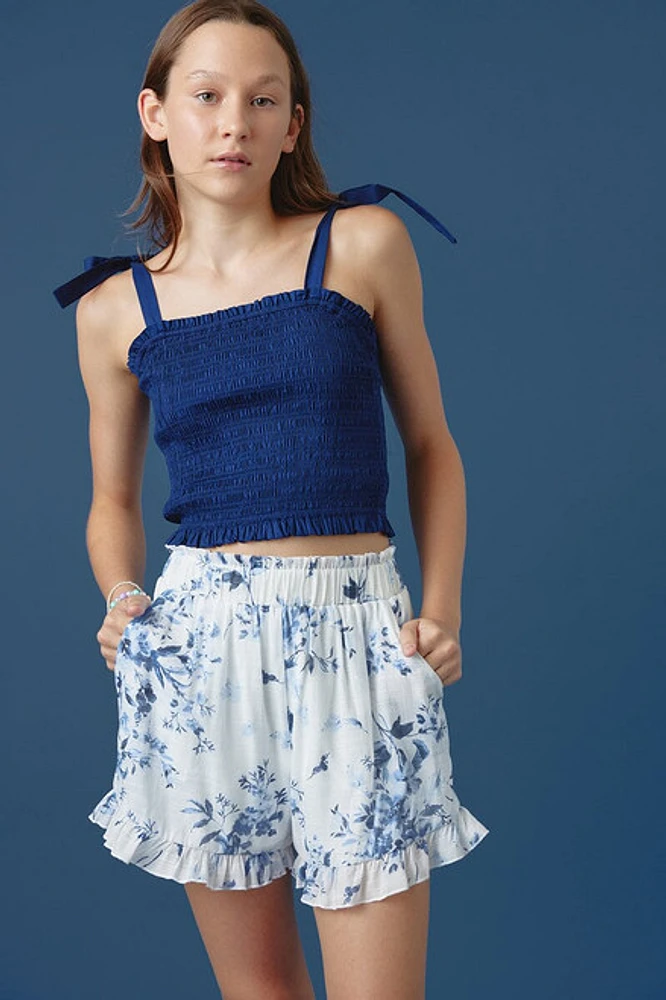 Hello Franki Floral Soft Short for girls
