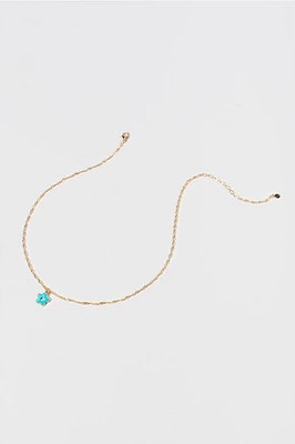 Hello Franki Blue Flower Pendant Necklace for girls