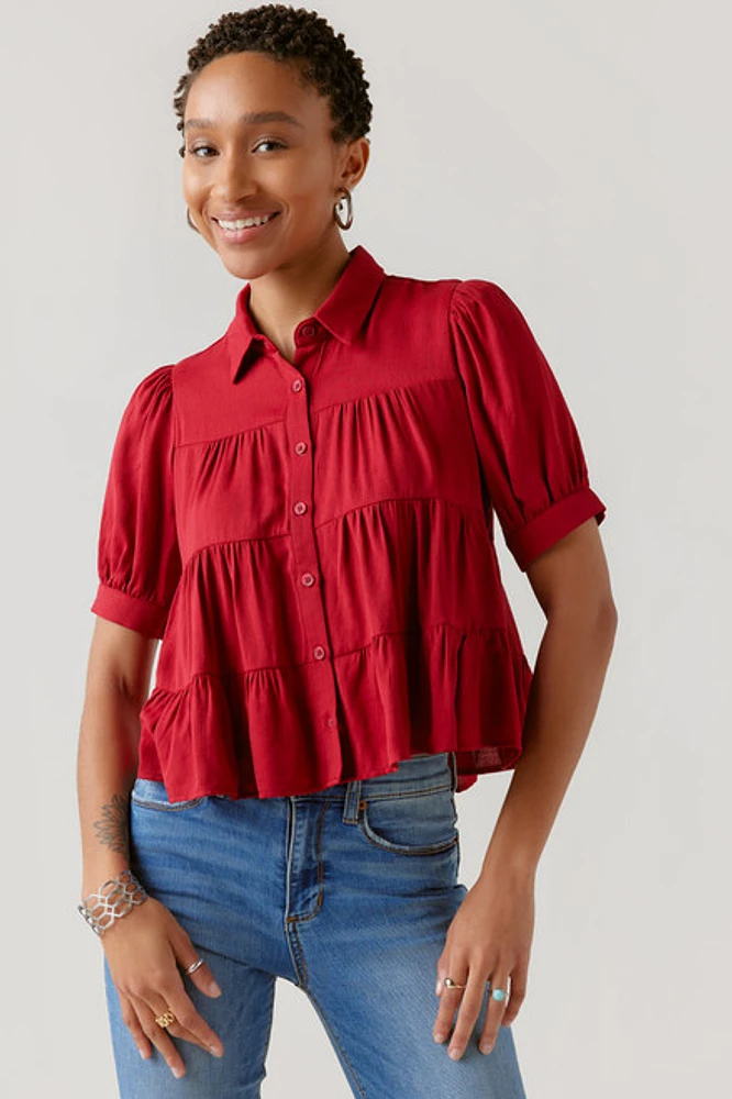 Selena Tiered Babydoll Top