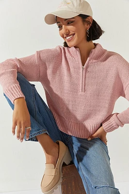 Claire Quarter Zip Sweater