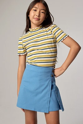 Hello Franki Twill Skort for girls
