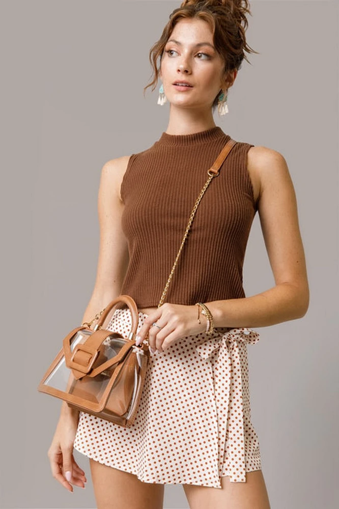 Margo Clear Top Handle Satchel