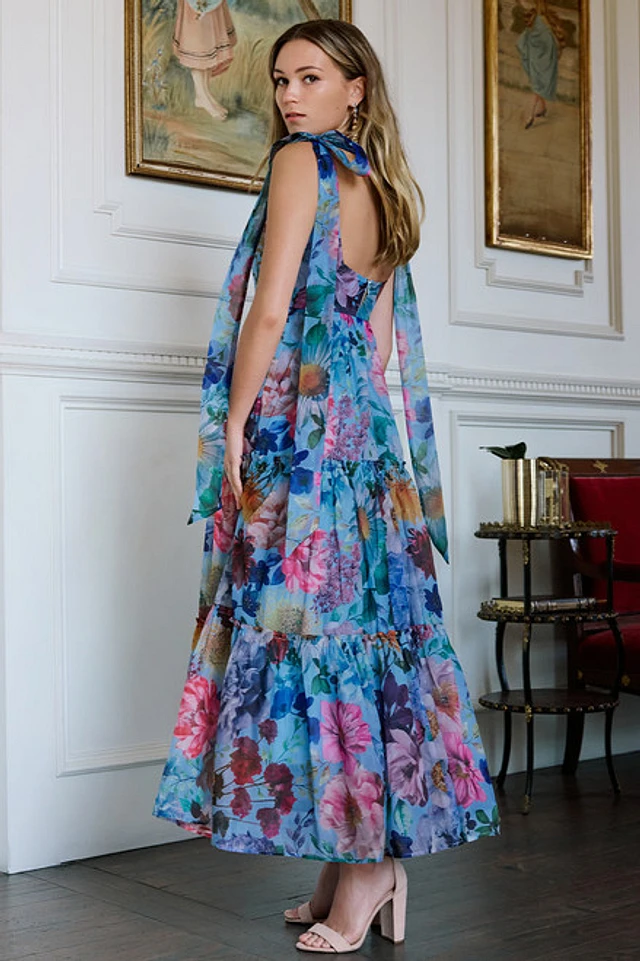 Francesca's Alahna Tiered Floral Maxi Dress | Connecticut Post Mall Francesca's Alahna Tiered Floral Maxi Dress | Connecticut Post Mall