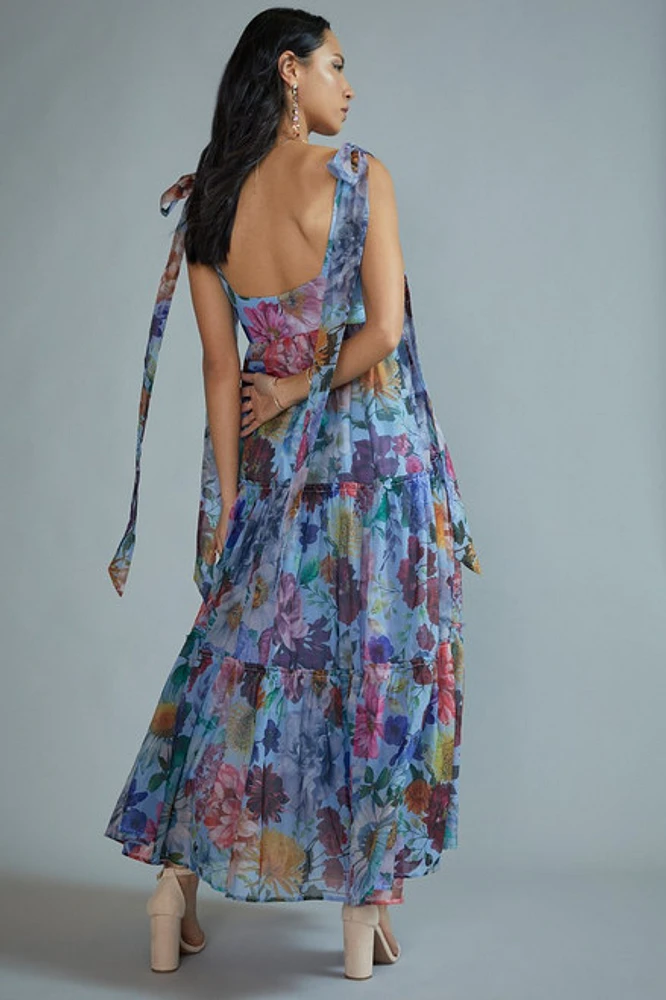 Alahna Tiered Floral Maxi Dress