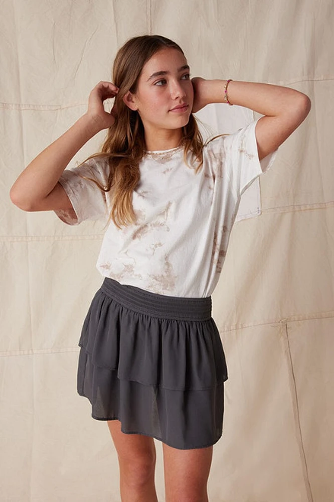 Hello Franki Mira Gauze Ruffle Skort for girls
