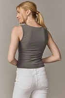 yummi by francesca's High Neck Tank Top
