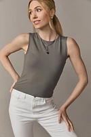 yummi by francesca's High Neck Tank Top