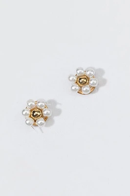 Hello Franki Pearl Blossom Stud Earrings for girls