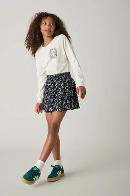 Hello Franki Mira Smocked Ruffle Skort for Girls