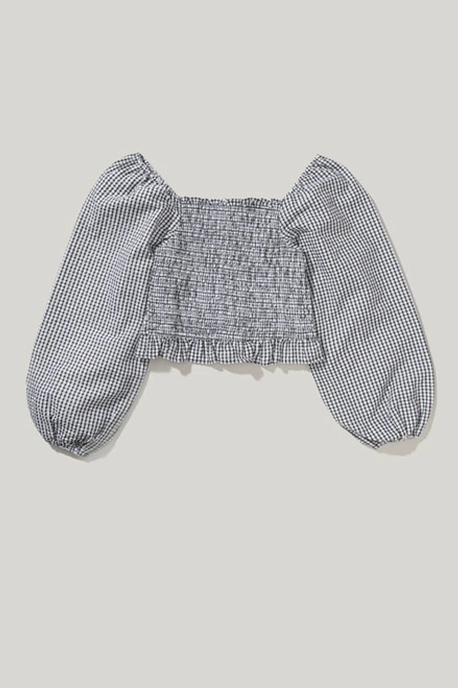 Hello Franki Gingham Katherine Blouse for Girls