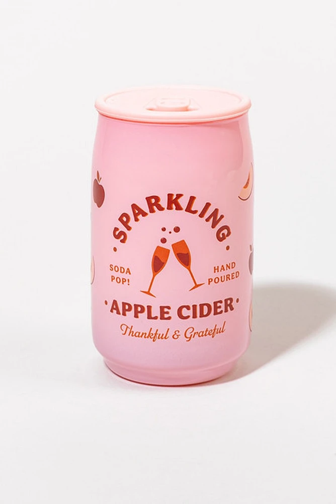 DW Home Soda Pop Sparkling Apple Cider 6oz Candle Jar