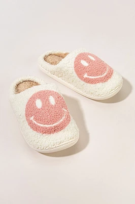 Jessie Smiley Fuzzy Slippers