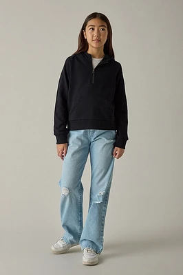 Hello Franki Zip Up Pullover for girls