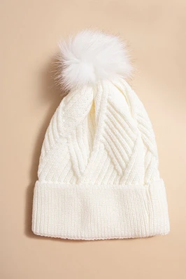 Celeste Cuffed Pom Pom Beanie