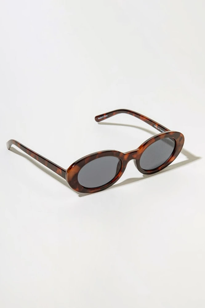 Audrey Slim Oval Sunglasses