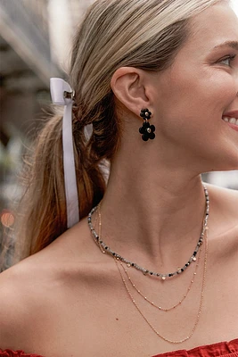 Pattie Puffy Flower Earrings