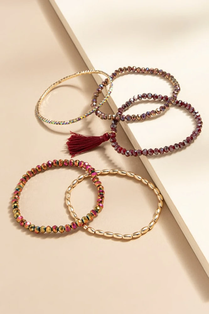Caelie Cupchain Bracelet Set