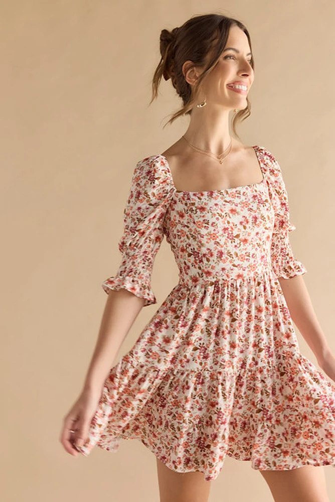 Emory Floral Swing Dress