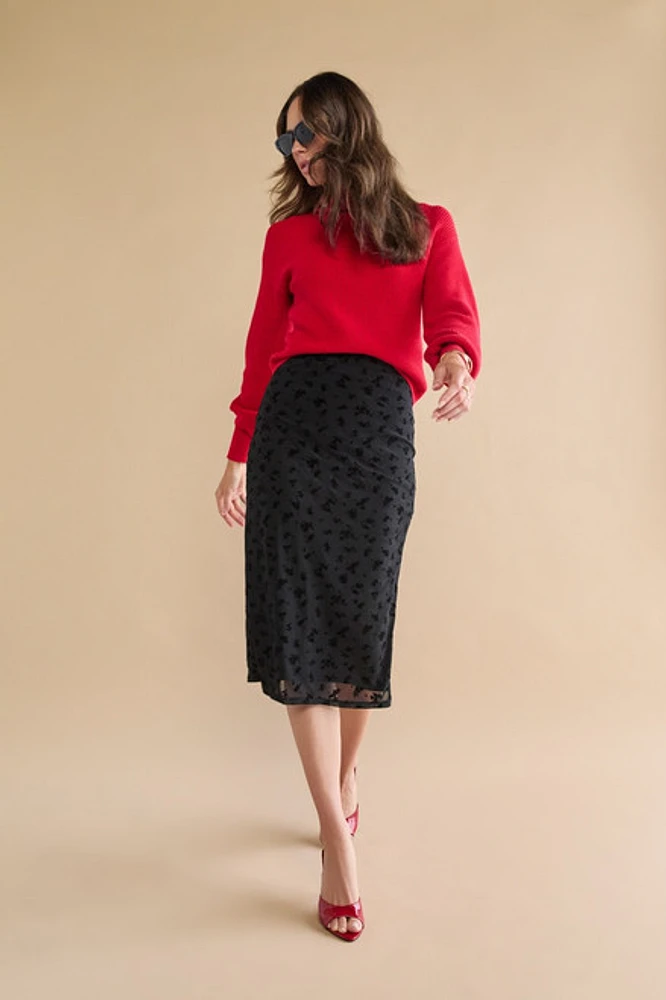 Sheryl Fited Mesh Skirt