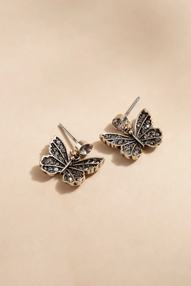 Twila Butterfly Drop Earrings