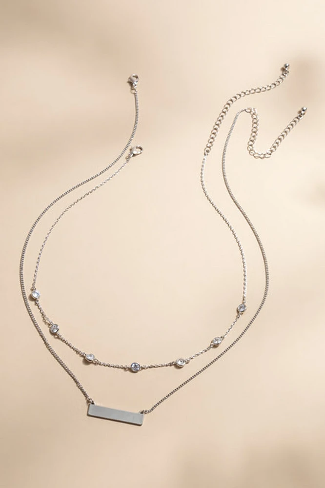 Shevaun Bar Pendant Necklace