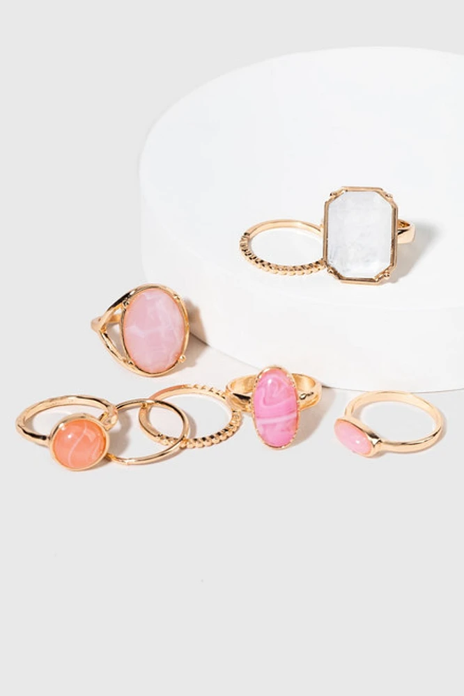 Bernadine Statement Ring Set