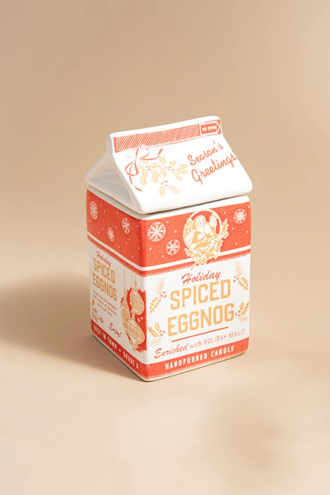 DW Home Holiday Spiced Eggnog Candle Jar