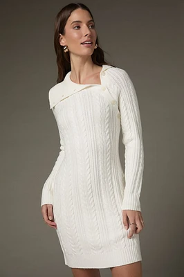 Brenda Henley Cable Knit Mini Dress
