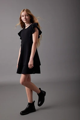 Hello Franki Tiered Ruffle Dress for girls