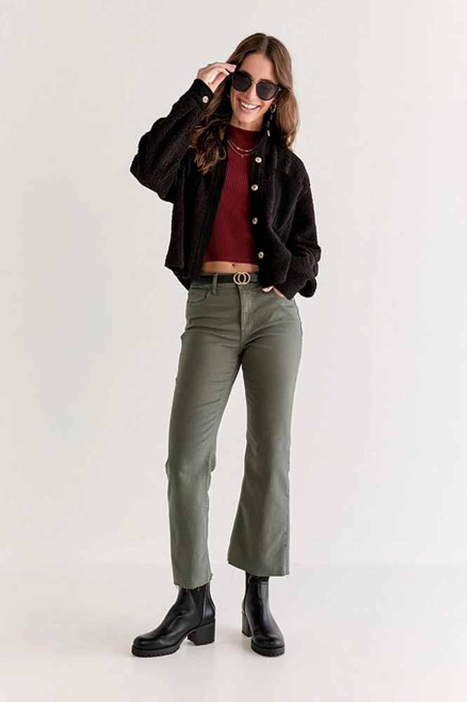 Nadia Kick Crop Denim Jeans